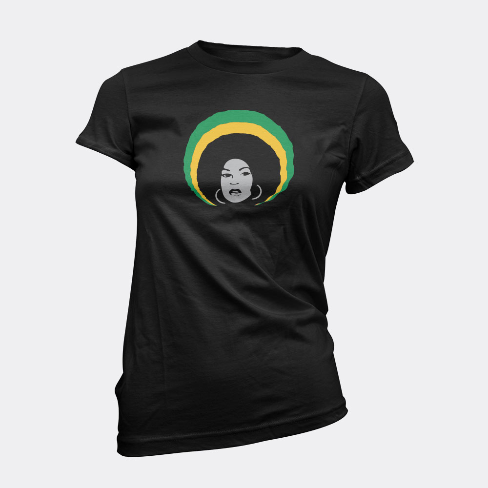 Power in the Afro t-shirt