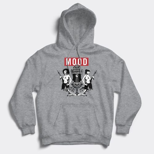 Mood hoodie grey heather
