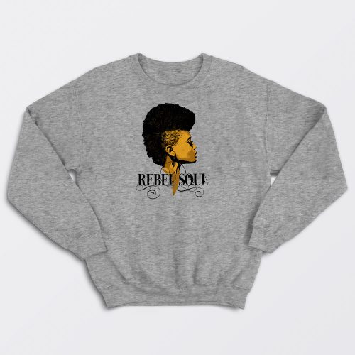 Rebel soul sweatshirt grey heather