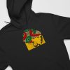 head wrap black hoodie
